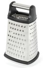 Extra Large Kitchen Cheese Grater 4-sided Stainless Steel W  Storage Container