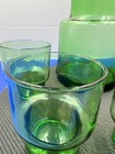 Mcm Green Cocktail Pitcher Set Mid Century Modern With Four Glasses Italy 