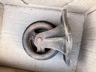 Antique Industrial Caster Bassick 361 Wheel Vtg Cast Iron  Cart Steampunk