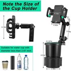 360   Cup Holder Car Mount Cradle For Cell Phone Drink Expand Holder Universal