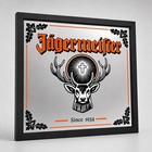 Jagermeister Framed Mirror Sign   Bar Man Cave Wall Decor   Alcohol Gift Ideas  
