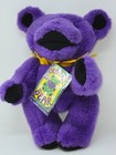 Vtg 1990 Grateful Dead Purple Plush Bear Yellow Collar Liquid Blue 12  Jd111113