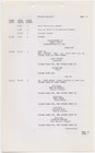 Walt Disney Productions Follow Me Boys Original Cutting Continuity Script  1967