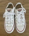 Converse Womens Shoes Sz 6 All Star Classic Chuck Taylor Low Top White Sneakers