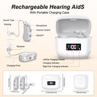1 Pair Of Digital Hearing Aid Rechargeable Invisible Bte Ear Loss Aids Us