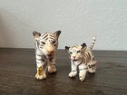 Schleich White Tigress   Cub Tiger Wildlife Figures 2003 Retired 14352 14353