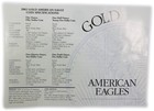 2002 4 Coin Proof Gold American Eagle Set Certificate Of Authenticity Coa 70183q