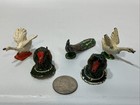 Group Of 24 Vintage Metal Lead Miniature Farm Animals   Accessories England