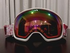 Morrow Winter Sports Snowboard Snow Ski Goggles   Pink   White Mirrored Lens