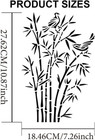 Birds Bamboo Stencils 11 7  8 3inch Large  Tree Branches Stencils With Paint Brus