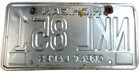 Vintage Michigan 2000 Auto License Plate Nkl 851 Man Cave Garage Pub Wall Decor
