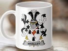 Whalley Family Crest Heraldic Coat Of Arms Mug