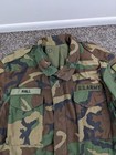 Vintage 1983 Us Army Military Woodland Camo Cold Weather M-65 Field Jacket Large