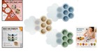 Optimal Silicone Baby Food Storage - 3 Pack With Portion Pods In Stylish Colors