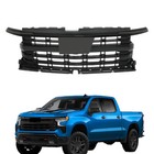 New Glossy Black Front Mesh Grille 85516929 For 2022-2024 Chevy Silverado 1500