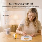 Htvront Mini Iron For Crafts - Small Iron Craft Iron For Perler Beads  Hats