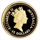 1988 P Australia Gold Nugget Proof 1 10 Oz  9999 -  15 - The Gift Of Xmas Gold 