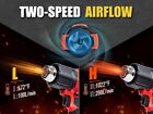21v Cordless Heat Gun With 5 Nozzle Hot Air Gun Kit For Shrink Tubing Pvc Wrap