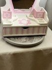 Melissa And Doug Wooden Beauty Salon Play Set Child Safe Mirror Storage Drawer