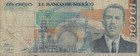 Mexico 10 000 Pesos  26 7 1983  Series  Jl Prefix W W  Circulated Banknote Hj 19