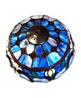 Tiffany Blue Lamp Shade Replacement 12 X 6 Stained Glass Lampshade