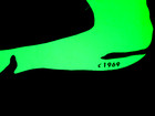    rare   1969   jeff Beck Houston Texas Blacklight Poster   free Shipping   
