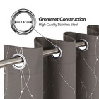 Taupe Blackout Curtains And Drapes 84 Inch Length 2 Panels Set Bedroom Grommet C