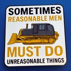 Tread Killdozer Marv Colorado Stickers  3 Pack  Reasonable Men Unreasonable