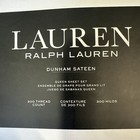 Ralph Lauren Dunham Sateen 4 Pc Queen Sheet Set 300 Tc White Nwt Msrp  105