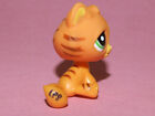 Rare Littlest Pet Shop Lps - Authentic Orange Striped Tiger Kitty Cat  1834