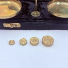 Vintage Brass Balance Apothecary Scale With Velvet Case