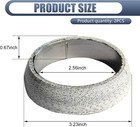 2 Pcs Seal Manifold Donut  2 56  65mm Leakproof Muffler Flange Donut Gasket  Gra