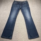Women s Miss Me Blue Medium Wash Cotton Bootcut Sequin Jeans Size 29x31 Jp5443b5