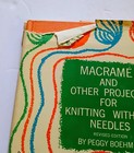 Vintage Macrame And Other Projects For Knitting Without Needles By Peggy Boehm 