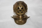 Vintage Miniature Replica Brass Glass Deep Sea Diving Helmet 3 5 