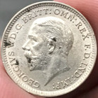 1926 United Kingdom 3 Pence - George V 2nd Issue  Incl  Maundy - 1 41g  500 Ag