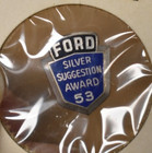 Ford Motor Co 1953 Silver Suggestion Award Service Pin Enamel Sterling 2 Grams