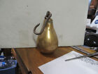 Antique Vintage Brass Pear Shape Platform Scale Hanging Balance Beam Weight