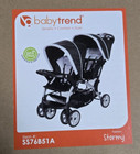 Baby Trend Sit N  Stand Easy Fold 5 Point Harness Double Stroller - Stormy