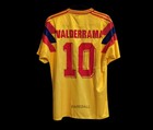 Colombia Jersey 1990 Yellow Jersey World Cup 1990 Short Sleeve - Valderrama  10