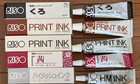 Riso Print Gocco Ink 10-pack Used Mixed Ink Set High Mesh Included Japan Genuine