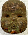 Antique vintage Industrial Cast Iron metal Doll Head Mold Nice Features Approx6   