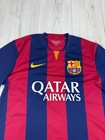 Barcelona 2014 2015 Home Football Shirt Soccer Jersey Nike 610598-422 Sz M Men