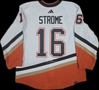 Ryan Strome Anaheim Ducks Game Used Reverse Retro 2 0 Jersey Set 3  Size 56