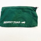 Horny Toad Zippered Pouch Bag Pencil Case Dark Green Camping Utility