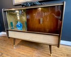 Blaupunkt Florida Tube Radio Record Console With Whiskey Bar