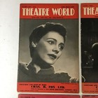 1948 Theatre World Magazine Lot Of 4 Classic Hollywood Artist English Edition