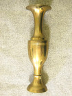 Vintage Solid Brass  Bud Vase  10    In Height  Made In India