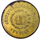  1863  New York Ny-630-aq-1b  r-8  G Lindenmueller Civil War Token 