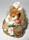 Wee Forest Folk Figurine Mouse Bench Writing Love Letter Fs-05 Mint 